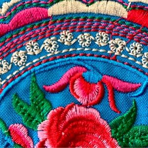 NWT HMONG EMBROIDERED CLUTCH BAG